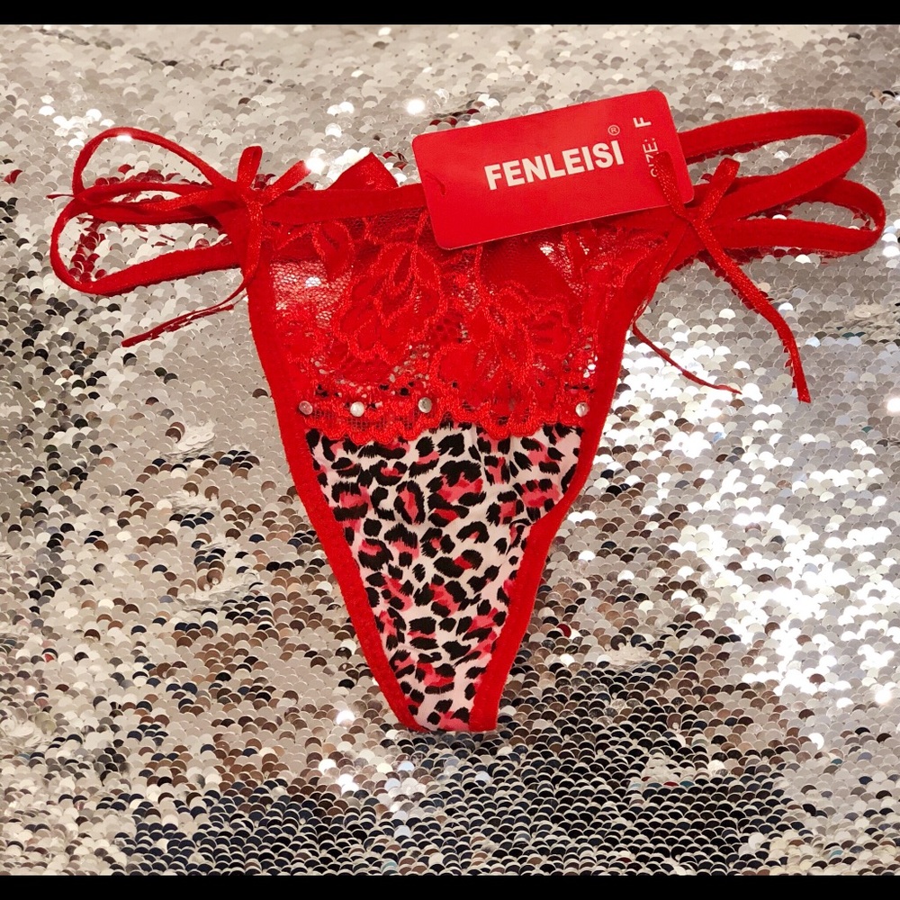 Super Cute and Sexy Leopard Style G-String